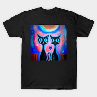 Cats In Love T-Shirt